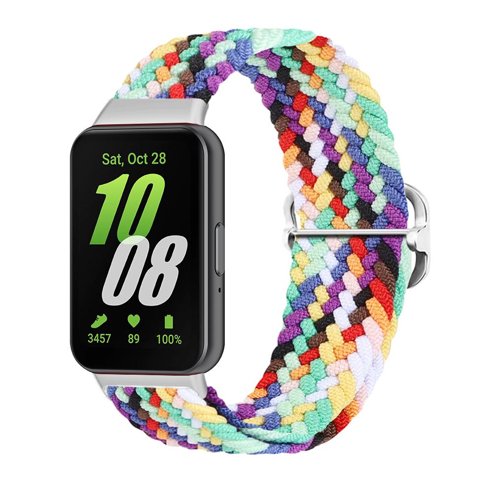 

Ремешок для часов для Samsung Galaxy Fit 3, эластичный нейлоновый ремешок, сменный браслет для Galaxy Fit 3, аксессуары Correa For Samsung Galaxy Fit 3 разноцветный