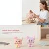 Cute Soft Fluffy Bunny Keychain Vinyl Doll Pendants Perfect Backpack Decoration Stuffed Plush Toy Birthday Gift For Girls Kids