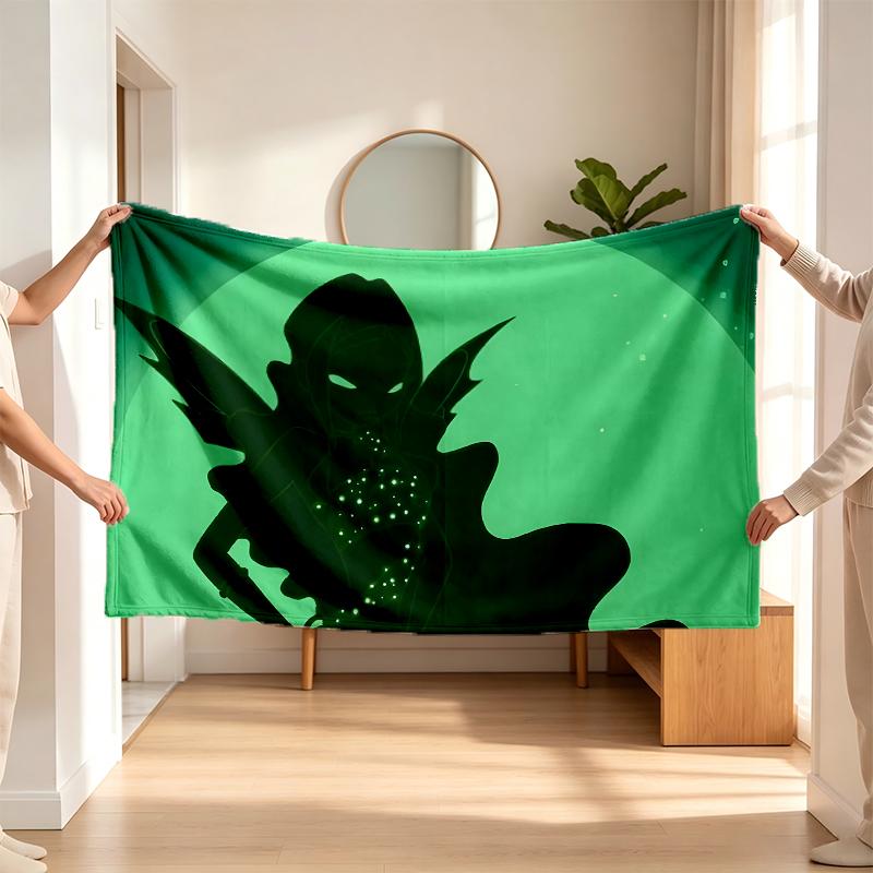 Winx Club (5) Coperta di flanella un morbido accento per la camera da letto e il soggiorno e un accogliente regalo per la casa