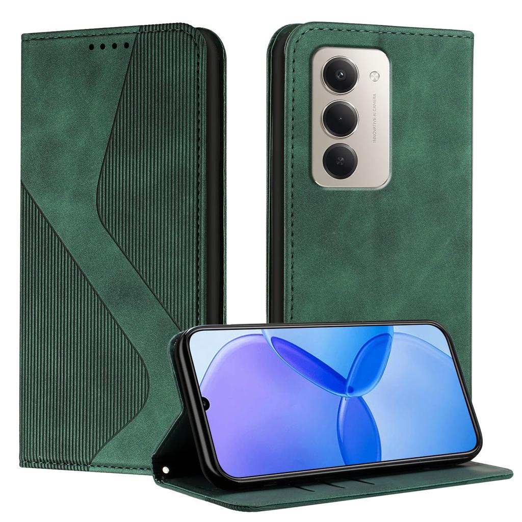 For Xiaomi Redmi 15 5G (EU) (171mm)/Xiaomi Redmi 15 4G (EU) (171mm) Phone Cover Skin-touch Feel Leather Wallet Case with Stand