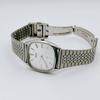 Used Vintage SEIKO Chariot Men's Watch Square Slim Dress Watch Old White Dial