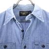 RRL One Star Long sleeve Chambray shirt XS RALPH LAUREN Chin Strap Men's Used