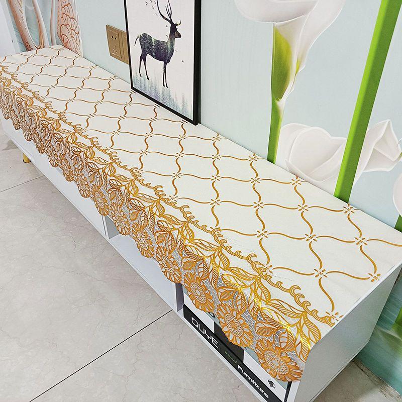 Față de masă suport TV Față de masă din plastic impermeabilă, fără spălare