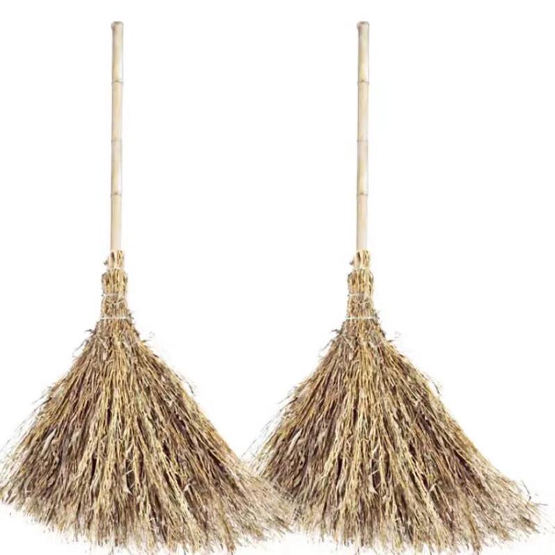 Bamboo Handle Outdoor Broom