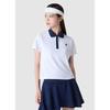 Women S Polo T ShirT Regular fiT Color Block whT   qq122TTS31