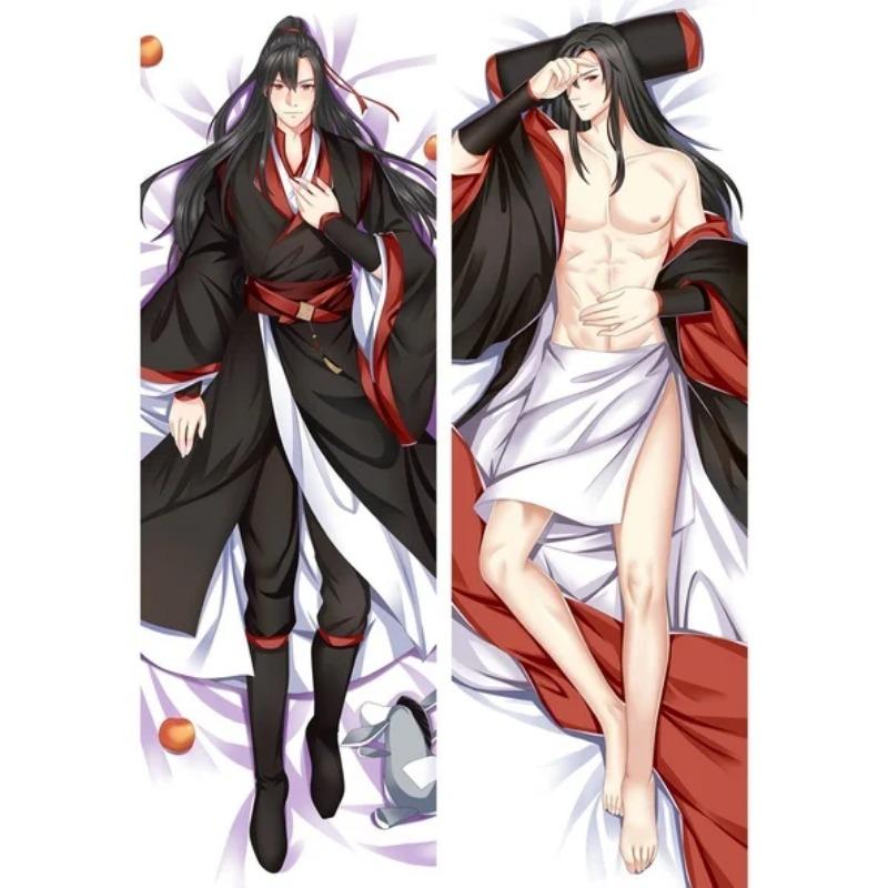 Anime velmistr démonické kultivace Modaozushi Dakimakura povlak na polštář Otaku Mo Dao Zu Shi Throw povlak na polštář