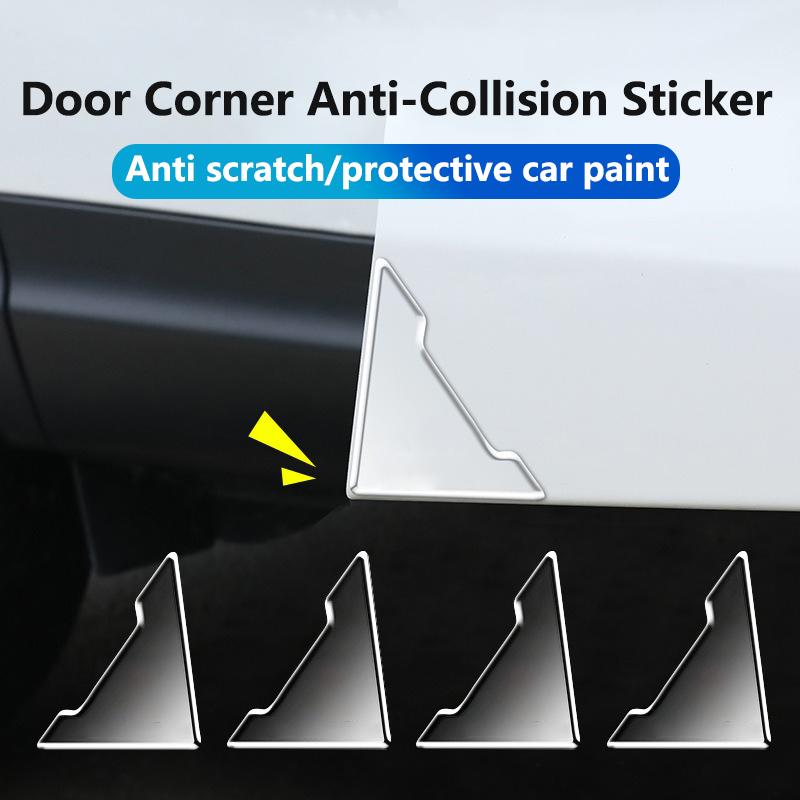 2 Stück Auto-Türwinkel-Kollisionsschutz-Abdeckungen Silikon-Schutzaufkleber für Porsche 911 Cayenne 918 Pajun 917 718 Panamera Macan