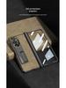 Honor MagicV2 Folding Screen Magnetic Hinge Leather Phone Case - Anti-Fall Full Shell Protection, Fashionable Design