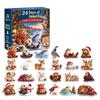 -Day 2D Countdown Advent Calendar with Farm Animal, Holiday Calendar for Kids