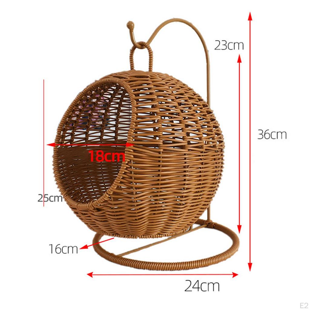 Řemeslný košík na ovoce pro domácí organizaci a výzdobu