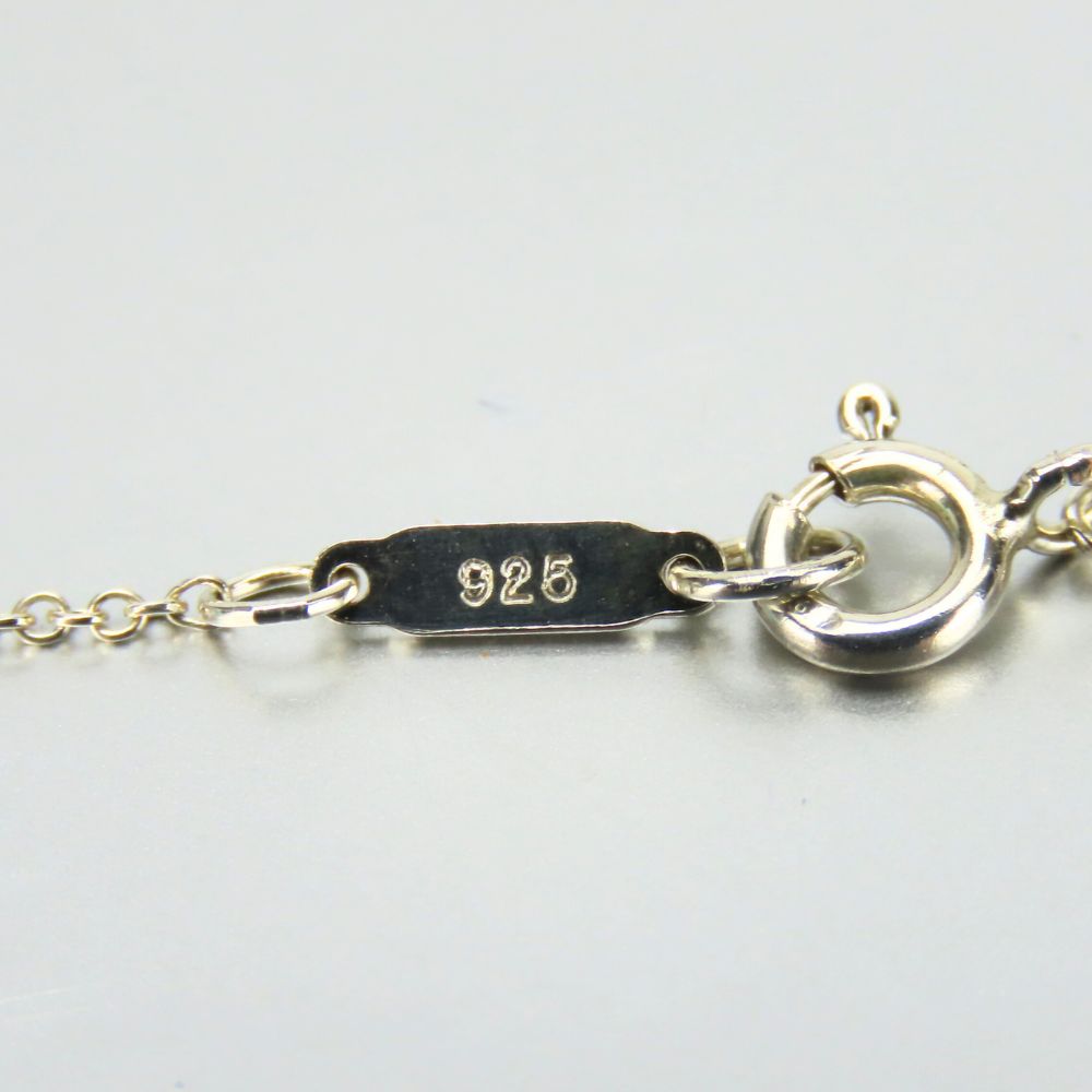 Used TIFFANY&Co. Necklace Silver925 2.4g Silver Ribbon