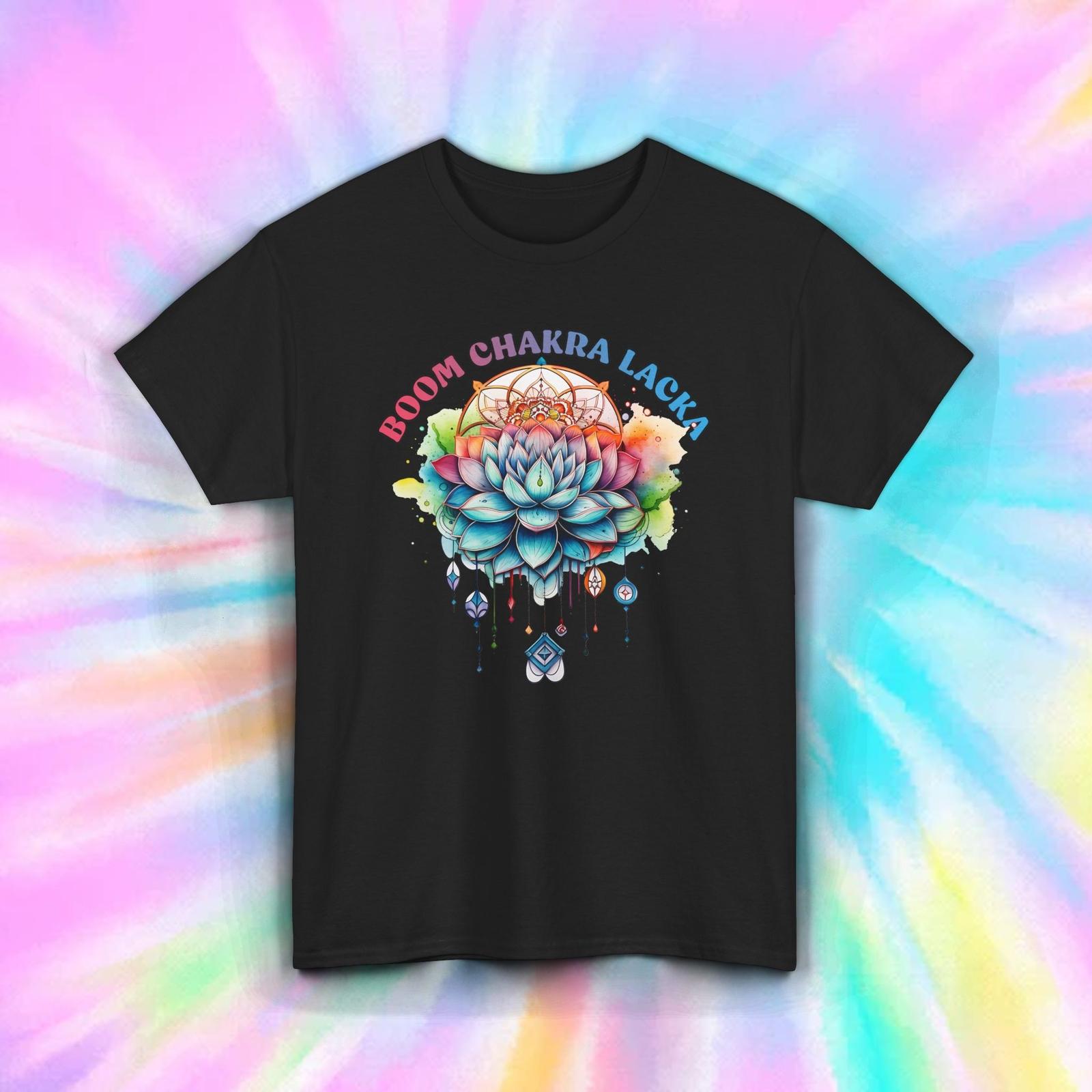 Boom Chakra Lacka Shirt Lotus Mandala Dreamcatcher Boho Yoga Tee S-5XL XXXXL