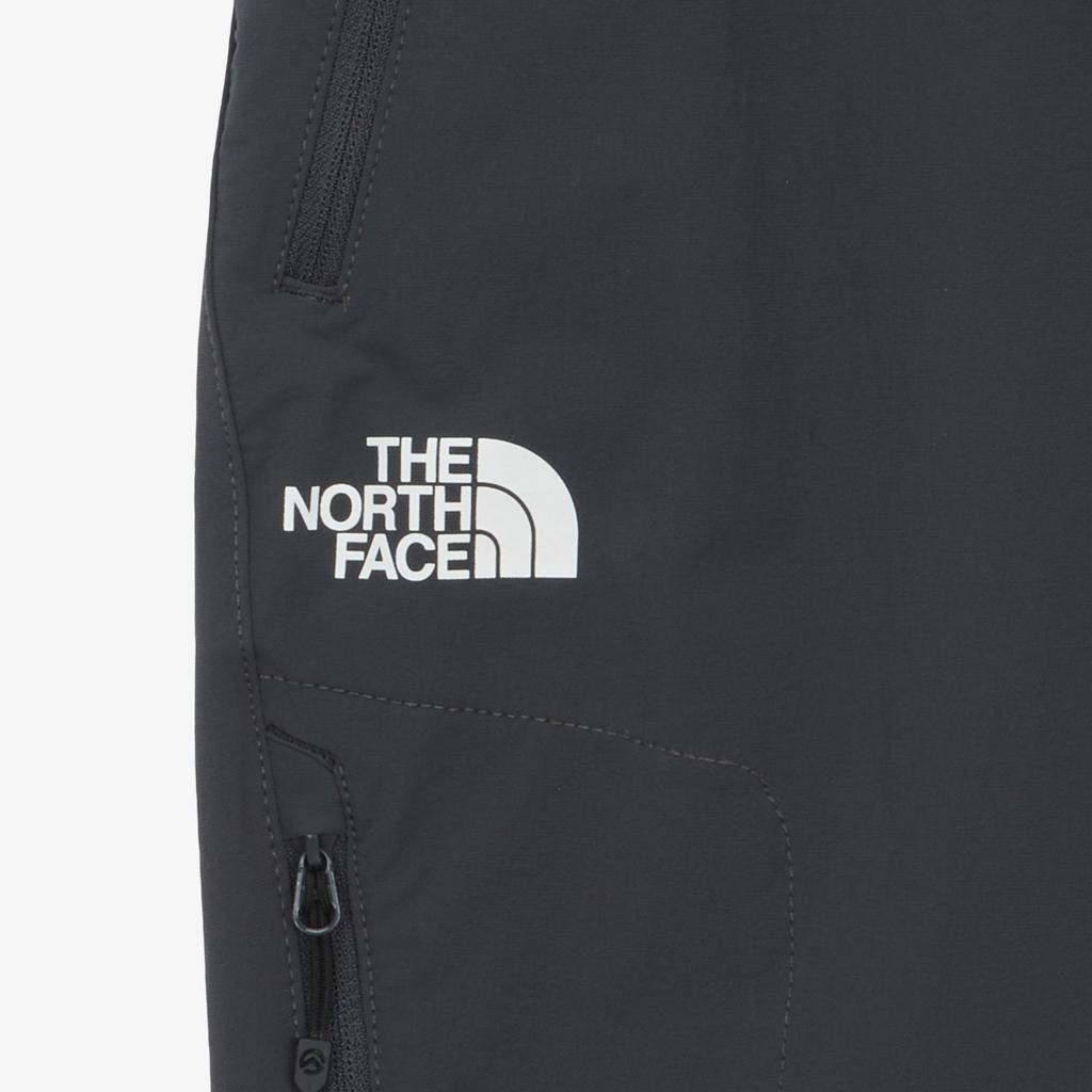 The North Face Letter Print Zipper Casual Pants Women pants Charcoal NP6NR31B