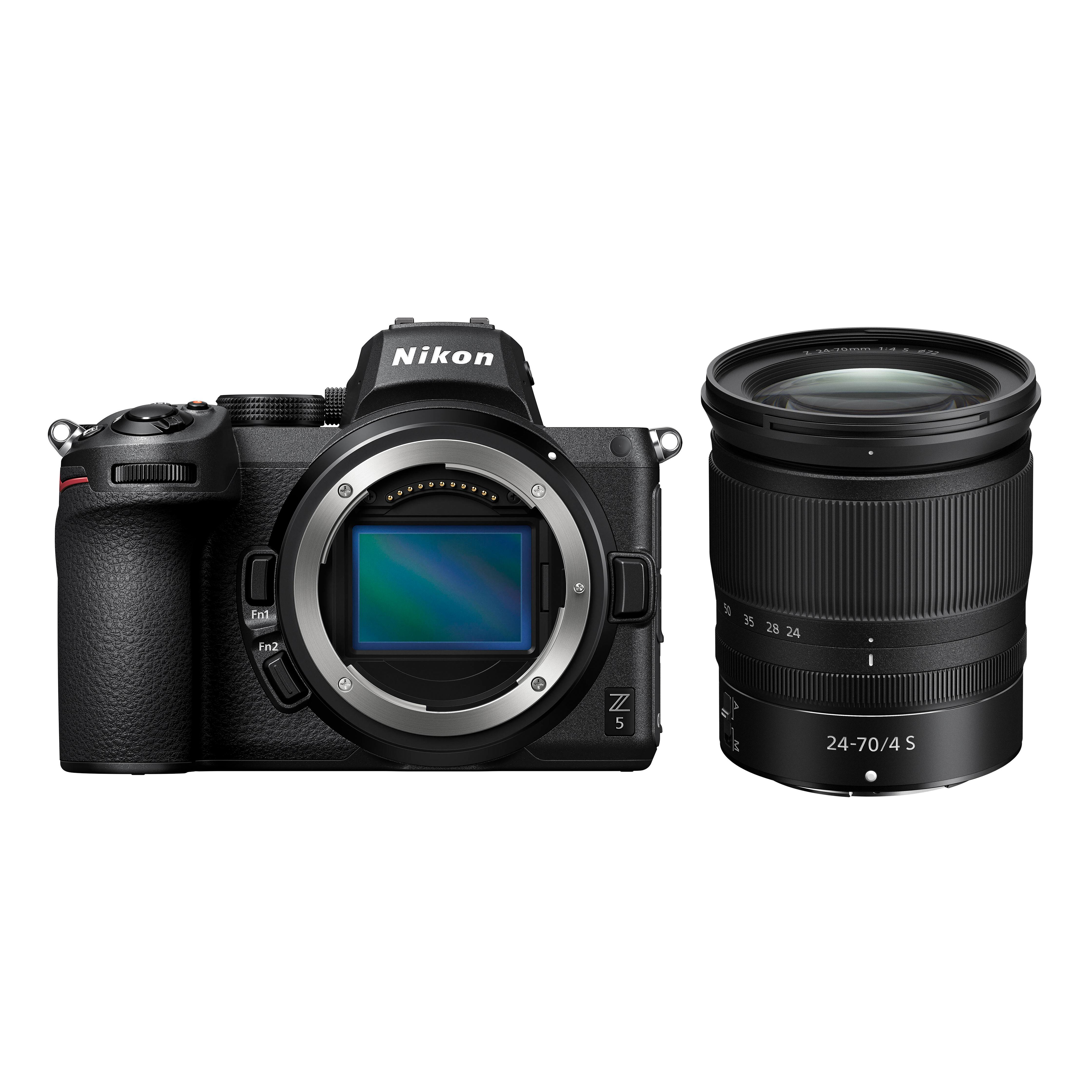 

Nikon Z5 Mirrorless Camera + Z 24-70mm f/4 S Lens чорний