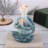 Sitting Position Design Garden Statue Desktop Ornament Simulated Turtle Sea Turtle Figurine