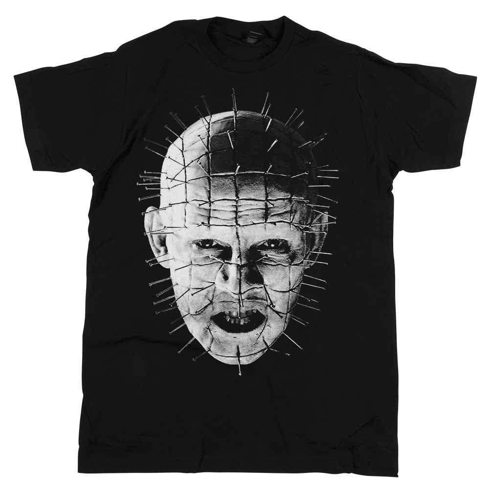

Hellraiser - Movie Pinhead -Close T-shirt - BRAND O-Neck Fashion Casual High Quality Print T Shirt Fashion Classic - Men s ... S разноцветный