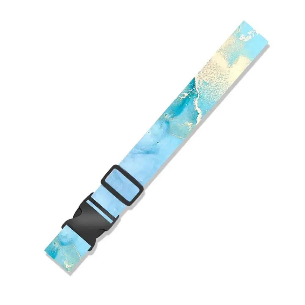 Polyester Fibre Luggage Buckle Strap Adjustable Anti-theft Baggage Tie Down Belt Anti-lost Elastic Suitcase Belts Travel Props