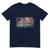 Driver Trucker Us Flag Semi Truck Patriotic 4th Of July Unisex TShirt