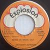 7inch Plaat ANTHONY JOHNSON Verhuizen In Verhuizen Uit Verhuizen In Verhuizen Uit GEEN Explosie 1982 Jamaica Reggae Ska Dub Gebruikt