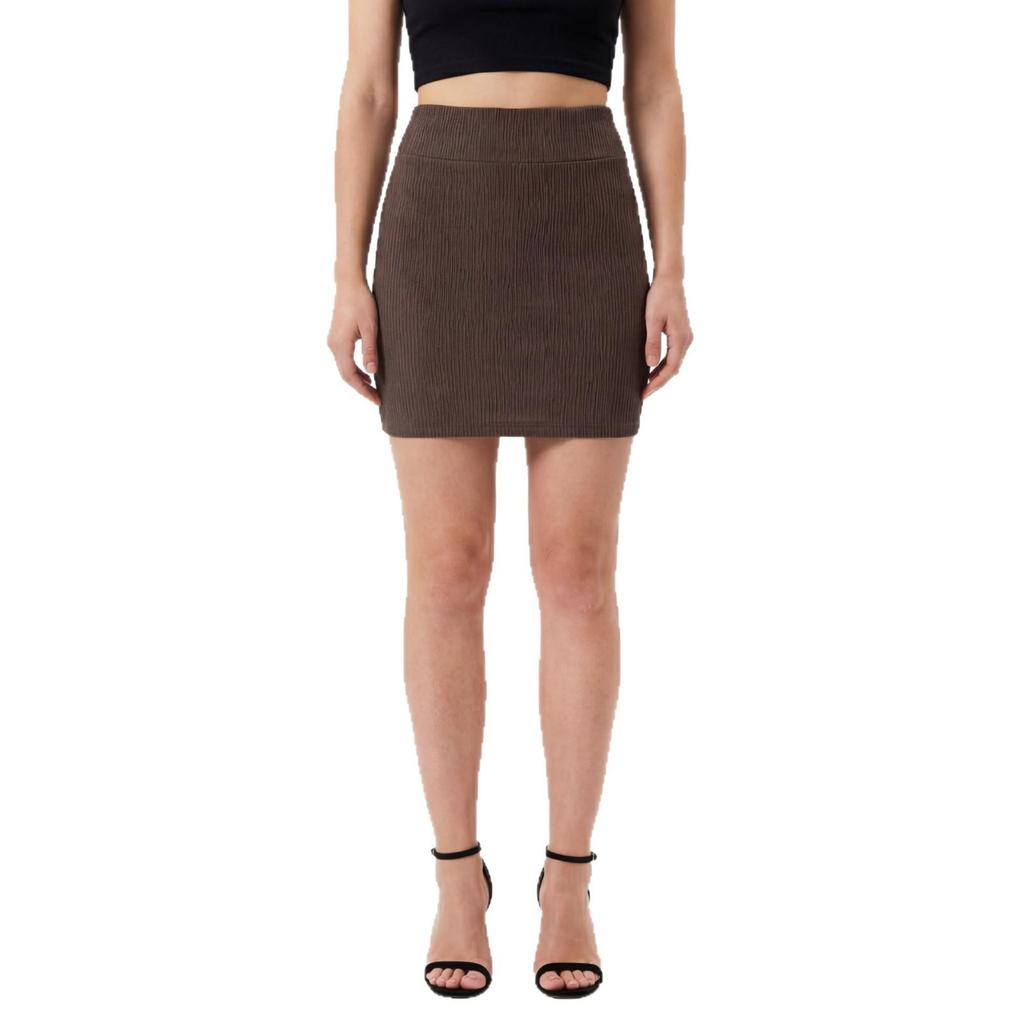 High-Waisted Pleated A-Line Skirt for Women – Elastic, Slimming, Hip-Hugging, Versatile European & American Style.