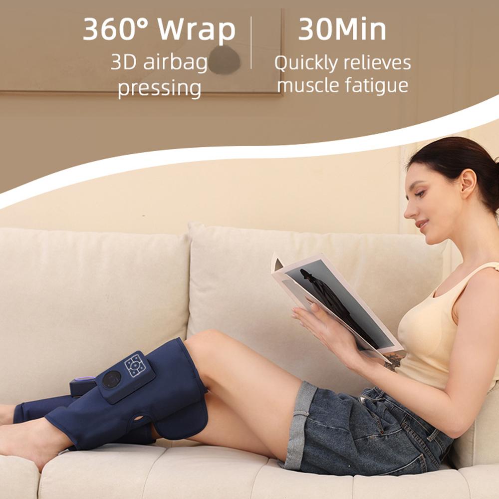 

ST-505 1 Pair 360 Degree Air Pressure Eletric Calf Massager 3 Modes Muscle Relax Airbag Compresstion Leg Massager Type A