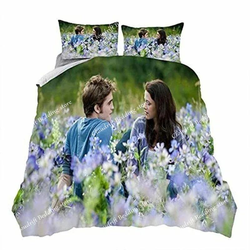Die Twilight Saga Bettbezug 3D Exquisit Bella Vampir Mädchen Digitaldruck Bettwäsche Set Bettdecke Bett Jugend Heimdeko Jungen Geschenk