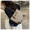 Retro Flower Print Large Capacity Tote Bag - High-End Fashion Handbag for Students