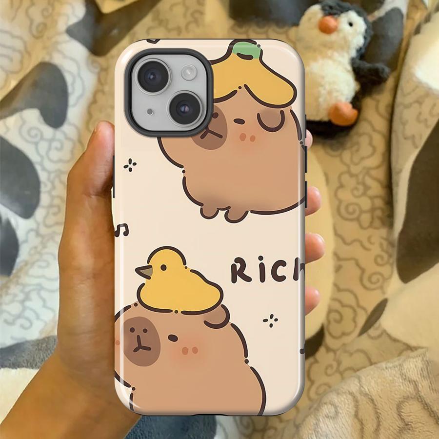 

Capybara Cute Cartoon Soft Cover Capa Phone Case for Xiaomi Redmi Note 14 Pro Plus 5G 14 4G Redmi Note 14 4G (Global)