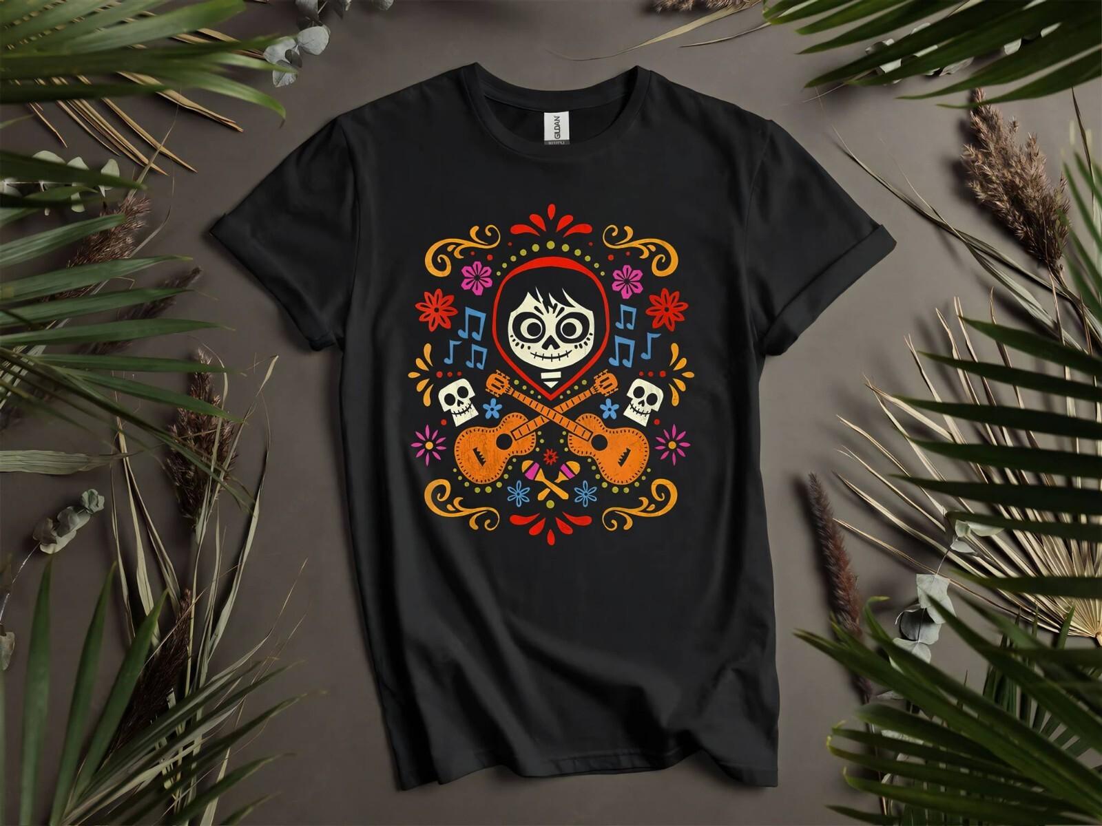 Disney Pixar Coco Musical Miguel T-shirt T shirt Men Women Unisex Tshirt K283 XXXXL