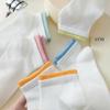 5/10 Pairs Women Summer Color Blocked Boat Socks Fashionable Dopamine Color Matching Sweat Absorbing Breathable Casual Socks