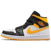 Air 1 Mid SE White Laser Orange Women Sneakers Black CV5276-107