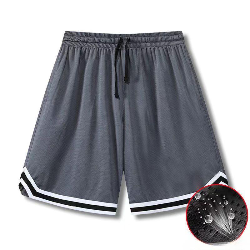 

Мужские сетчатые шорты спортивные баскетбольные шорты, для бега, фитнеса, быстросохнущие, дышащие эластичные шорты 5XL серый