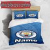 3pcs Duvet Cover Set (1*Duvet Cover + 2*Pillowcase, Without Core), Custom Name Manchester City FC Pattern Bedding Set, Home Bedroom Decor Gift