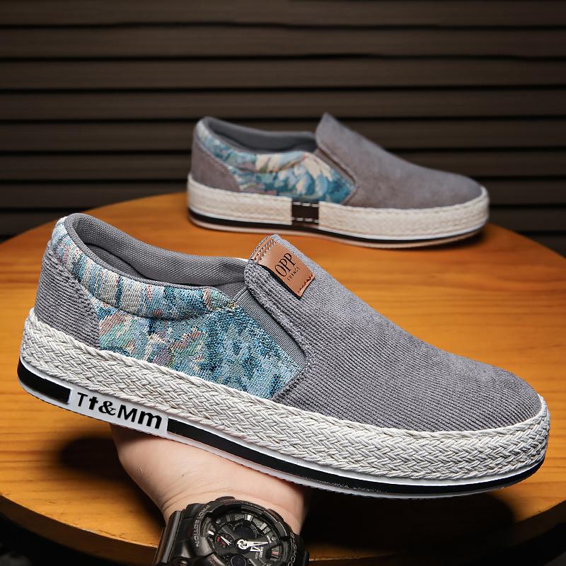 

Модные мужские мокасины PARZIVAL, туфли на плоской подошве, мужские туфли для вождения, модная летняя мужская обувь, парусиновые туфли для прогулок, кроссовки 44 серый