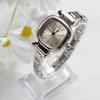 Ins Women Small Square Quartz Watch Italian Charm Stainless Steel Band Minimalist Ladies Wristwatch Fashion Jewelry Girl Gift
