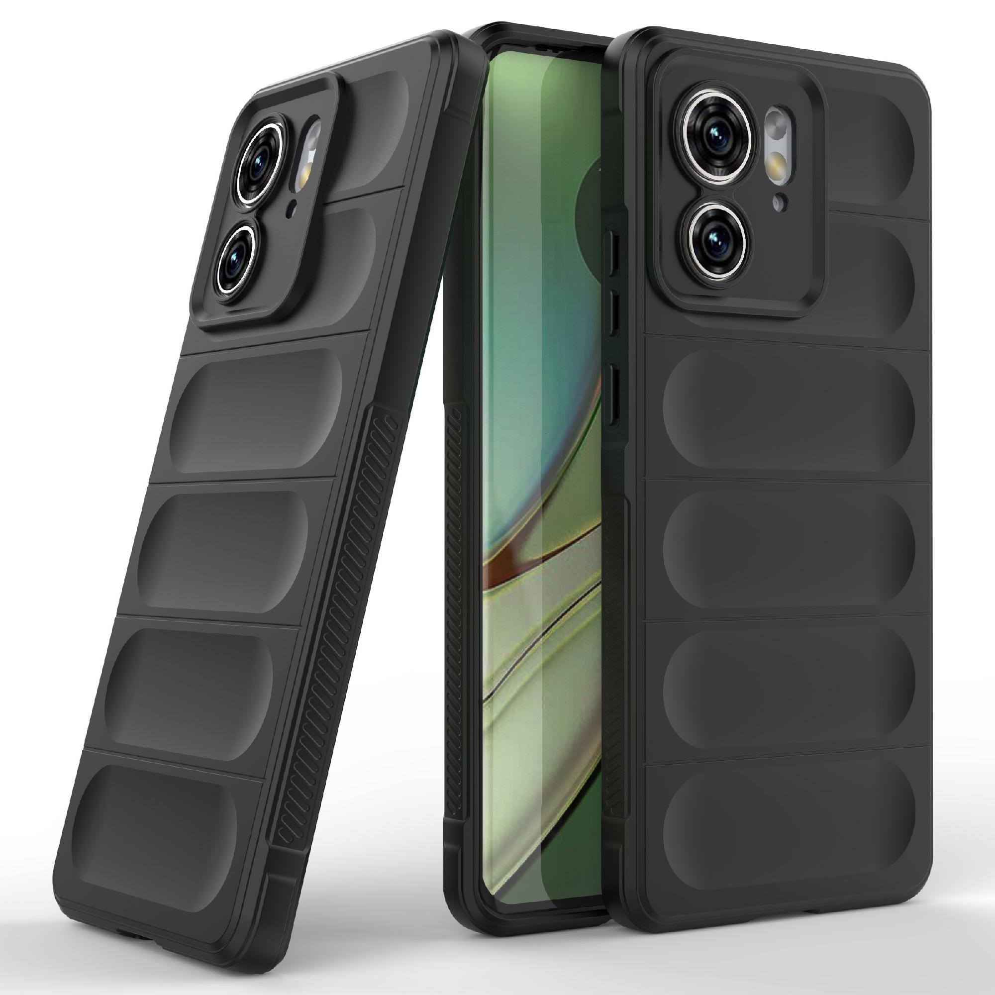 

TPU Phone Case for Motorola Edge 40 5G Shockproof Rugged Phone Cover Dark Grey