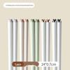 Luxury Minimalist Anti-Mold Alloy Chopsticks Set - High-Temperature Resistant, Lightweight, for One Person.