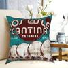 Cantina Sign Pillow Case Printed Home Soft Throw Pillow Cantina A New Hope Docking Bay Geek Vintage Sci Fi