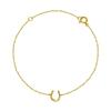 Lala Christie Women's 18K Gold Horseshoe Bracelet (lb51-0004-yg)