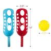 1 sada Dětská hračka Lopatka a míček Venkovní sportovní sada chytání míčků Hra na házení a chytání Interaktivní hračky pro rodiče a děti Zahradní hra na házení