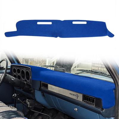 Dash Cover  Fit For 1981-1991 Chevy Chevrolet C/K/R/V Series Suburban Blazer,GMC C/K/R/V Series Jimmy,Dashboard Mat Pad Carpet (Blue)