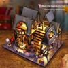 Jiate DIY Luna Magic House Model: Hand-Assembled Villa Ornament, Exquisite Decompression Gift for Adults.