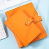 Leather Softcover Loose-Leaf Notebook with Snap Button - A5/A6 Diary & Journal