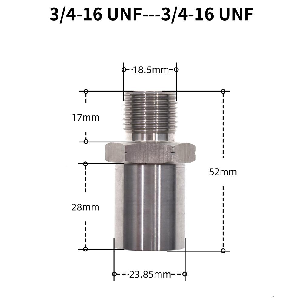 Adattatore Piastra Sandwich Filtro Raffreddatore Olio SK Viti di Fissaggio Sensore M18*1.5 3/4-16 UNF M20*1.5 M22*1.5 Barra Filettata in Acciaio Inossidabile