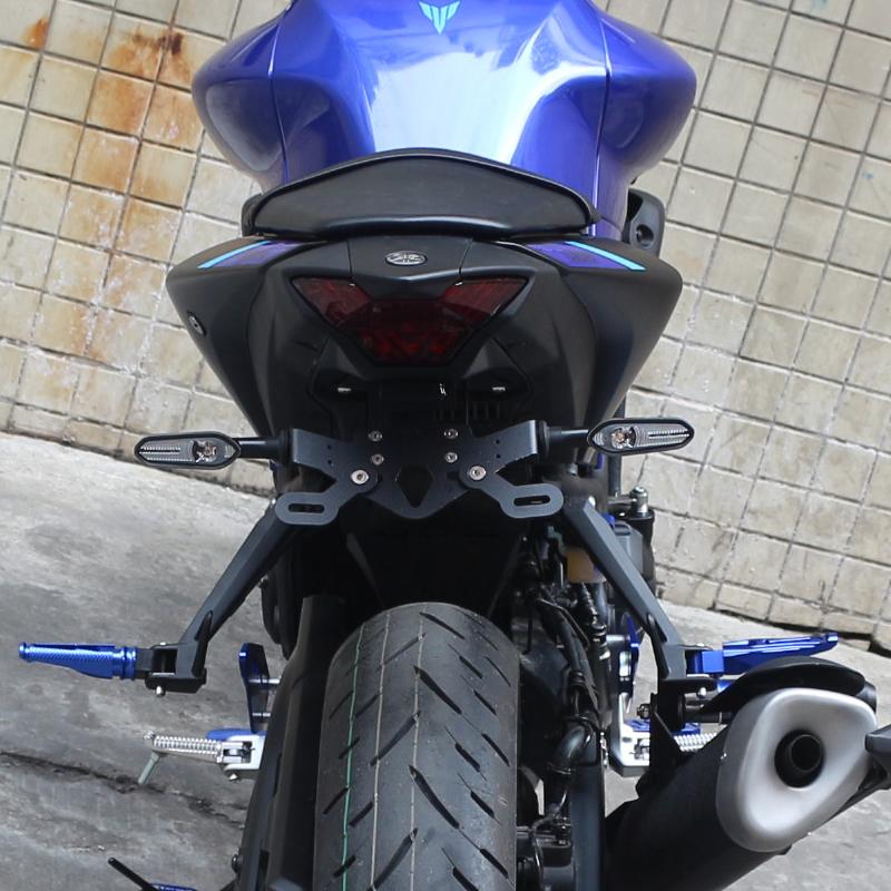 Motorcycle License Plate Holder Tail Tidy Fender Eliminator Registration Plate For YAMAHA MT03 YZF R3 MT-03 YZF-R3