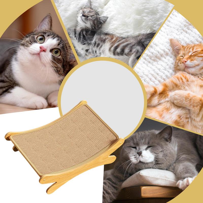 2 In 1 Cat Scratching Board Breathable Wear-resistant Cat Scratching Board Lounge Bed Nest for Pets Indoor and Outdoor Rest