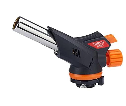 ProfessionalAdjustable Butane Torch Kitchen Blow Lighter Cooking Propane Creme Brulee Torch with Reverse for BBQ Baking
