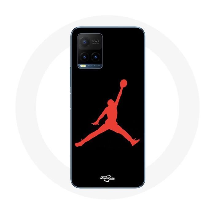 Case for Vivo Y21s 2021 / Y21 2021 Michael Jordan Red Logo