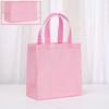 Colorful Shopping Bags 5Pcs Non-Woven Fabric Gift Bag Colored Hand-Held Bags Wedding Party Decoration Gift
