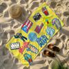 Singer Bad B-Bunny Towel Yoga Gym Yoga Gym Lightweight Portable for Swimming Beach Travel Sports Accessories Sandproof